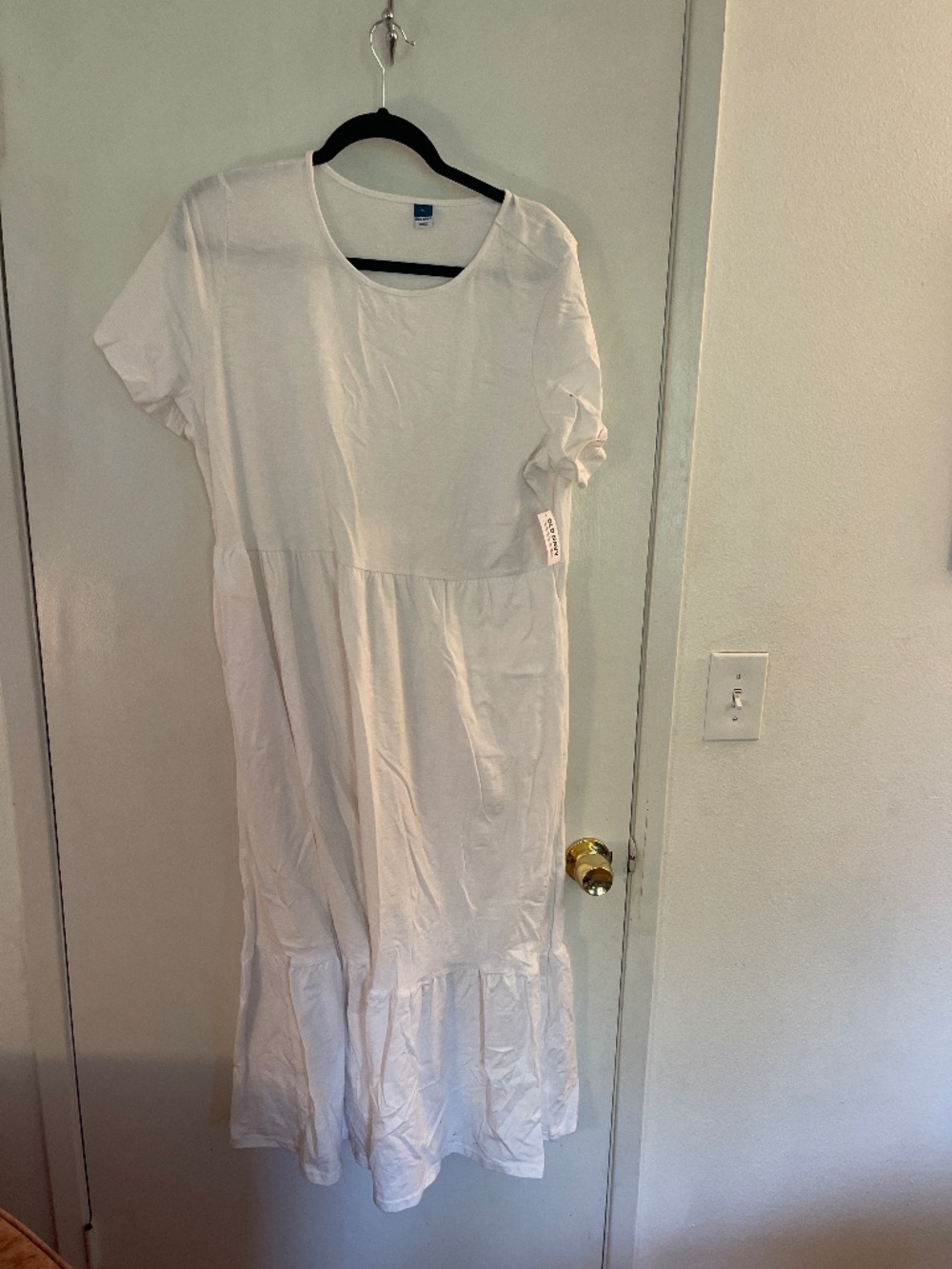 NWT old navy xl white maxi dress
